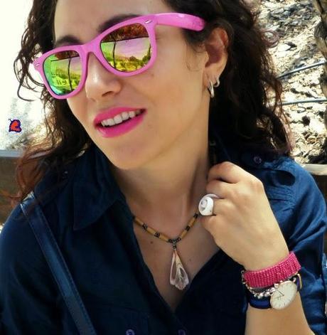 BolsoAzulFaldaRosa-BlueBagPinkSkirt-BleuSacRoseJupe