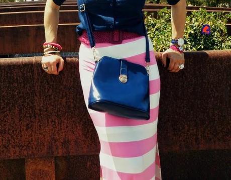 BolsoAzulFaldaRosa-BlueBagPinkSkirt-BleuSacRoseJupe