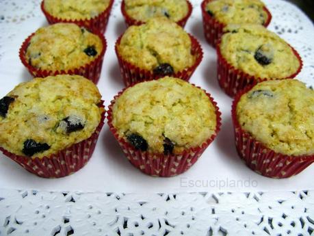 MUFFINS DE ARÁNDANOS