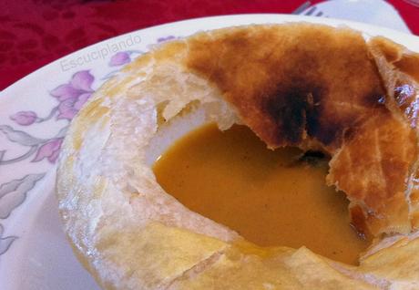 CREMA DE NÉCORAS CON TAPA DE HOJALDRE