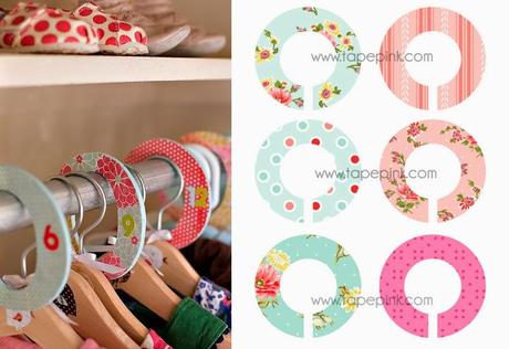 Organizador de armario shabby chic