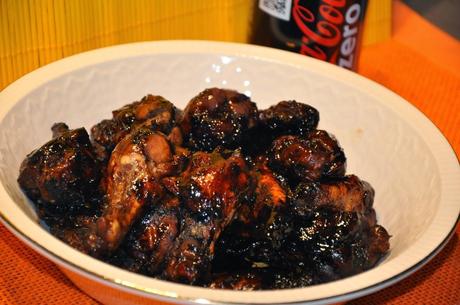 Alitas De Pollo Con Coca-Cola