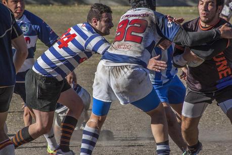 Carlos Martínez, capitán del equipo de rugby de CCINF