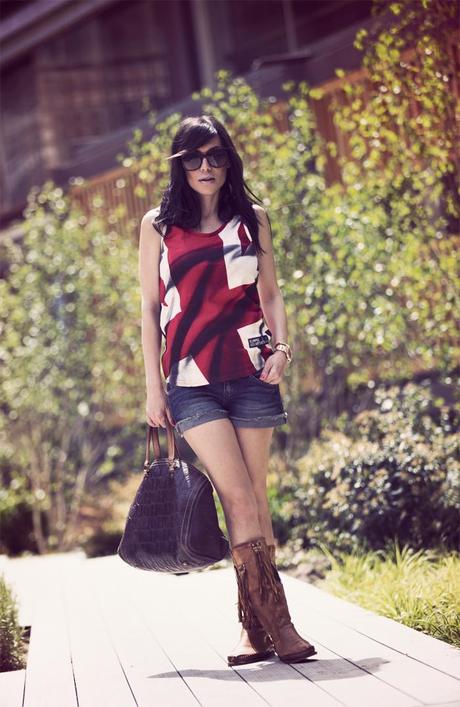 street style barbara crespo kate eleven paris moss tshirt fashion blogger outfit blog de moda