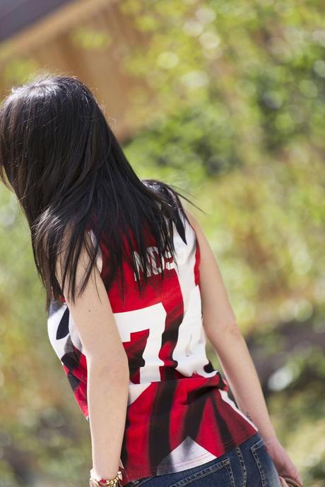 street style barbara crespo kate eleven paris moss tshirt fashion blogger outfit blog de moda