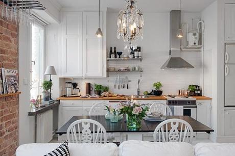 estilo nórdico estilo decoración femenino decoración pisos pequeños chicas decoración mini pisos decoración de interiores cocinas blancas pequeñas blog decoración nórdica 