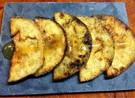 Berenjenas fritas.