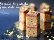 Bocados pistacho chocolate ácido