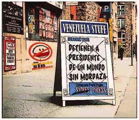 NewsStands cómic - Detención Rodrigo Diamanti Venezuela 