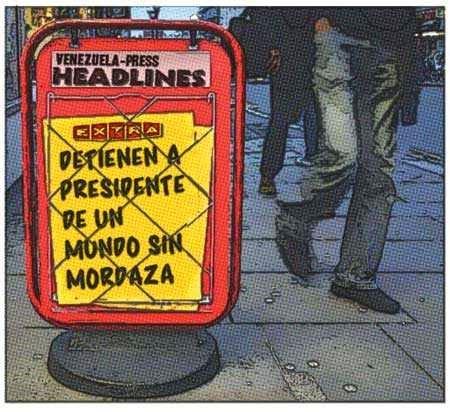 NewsStands cómic - Venezuela Un Mundo Sin Mordaza