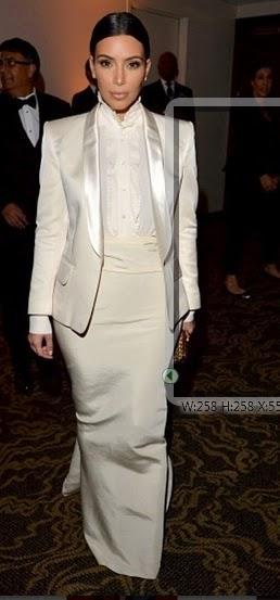 Kim y Angelina, del blanco al negro. Elije el look