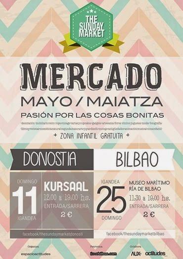 The sunday market Donostia.