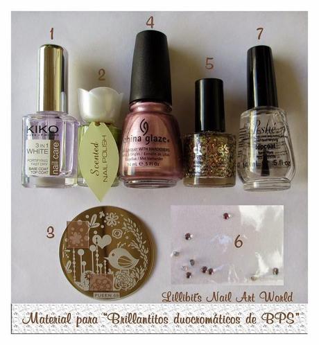 Brillantes duocromáticos de Born Pretty Store. Mani for Patrick!