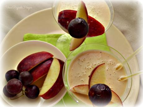 Cóctel de Fruta fresca con yogur.