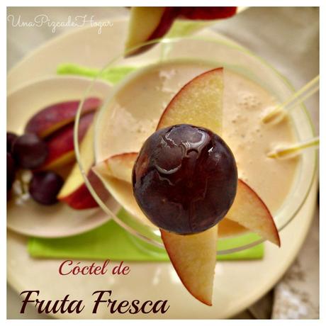 Cóctel de Fruta fresca con yogur.