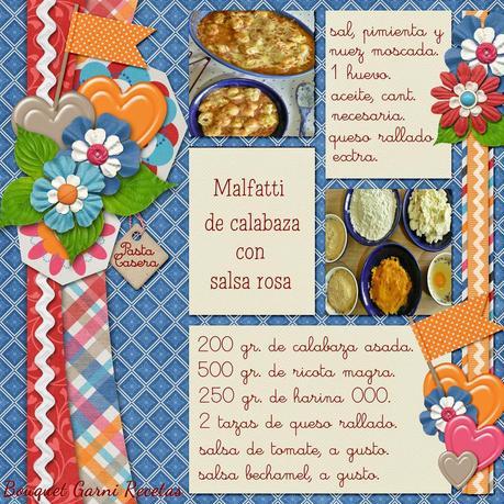 Malfatti de calabaza con Salsa rosa Malfatti de calabaza con Salsa rosa