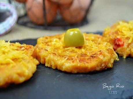 Hambur-pan mini con pisto y parmesano (Reto BBSS) Hambur-pan mini con pisto y parmesano (Reto BBSS)