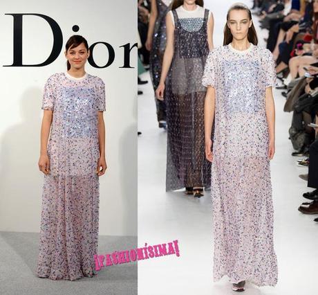 Front row Dior Cruise 2015 marion cotillard Dior