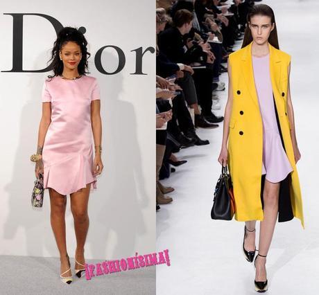 Front row Dior Cruise 2015 Rihanna Dior