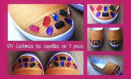 diy como customizar tus zapatillas clasicas de lona tipo vans,victoria,blancas y convertirlas en joya