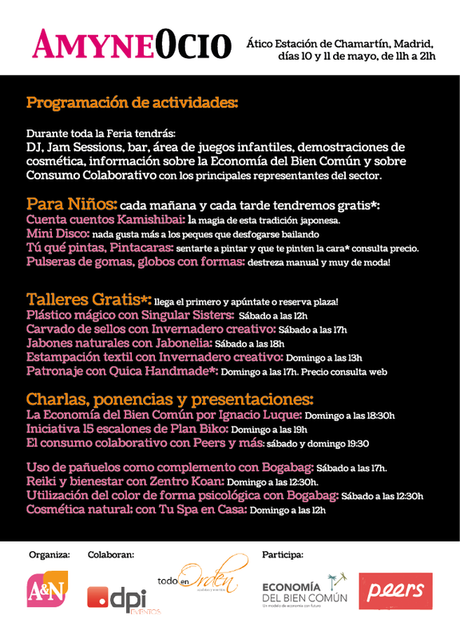 Amyne Market 4. La Feria de la nueva economía colaborativa, emprendimiento y bien común.