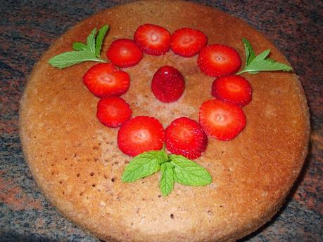 BIZCOCHO DE FRESAS