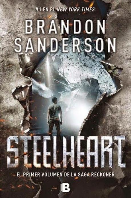 Portada en español: Steelheart (Reckoners #1) de Brandon Sanderson
