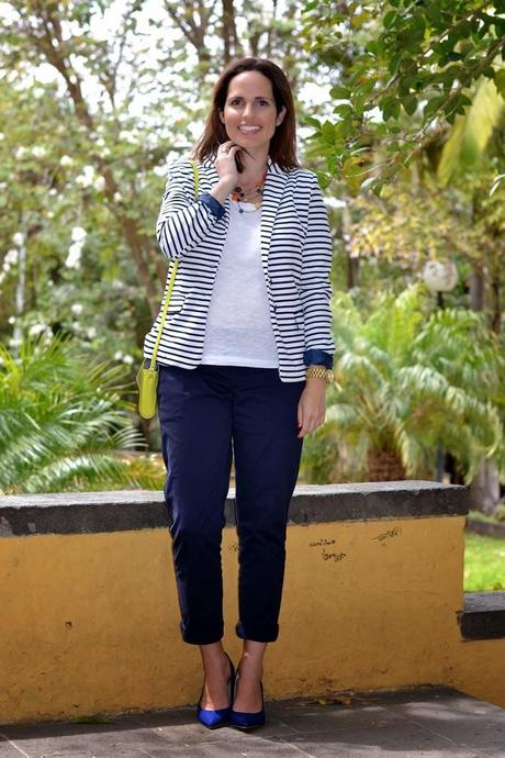Striped Blazer