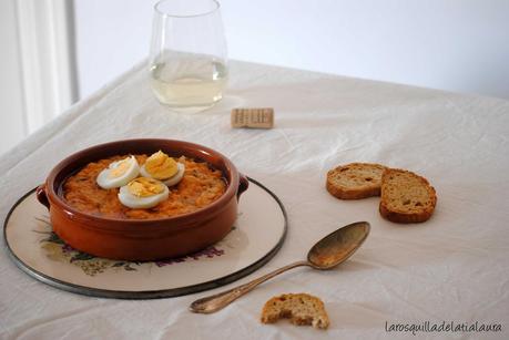 MIGAS DE BACALAO EN CAZUELA