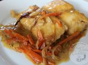 Supremas merluza salsa sidra