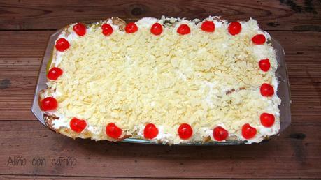 FALSO TIRAMISÚ DE MELOCOTÓN