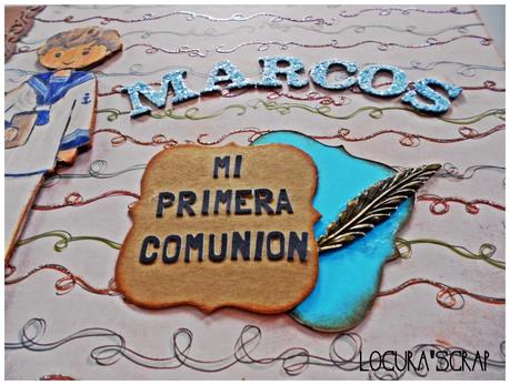 Álbum de comunión Marcos
