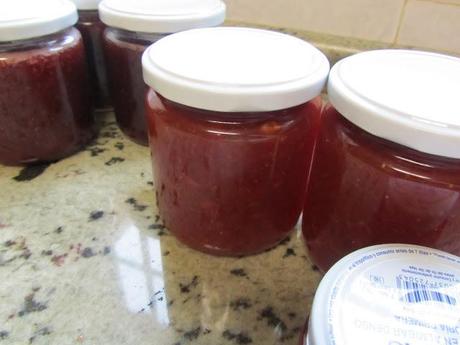 Mermelada de naranja y fresa