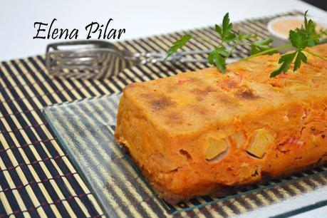 Pastel de palitos de surimi o bocas de mar