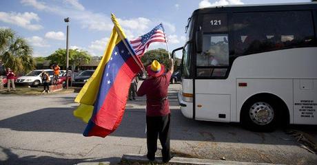 Venezolanos protestan en U.S. contra Maduro