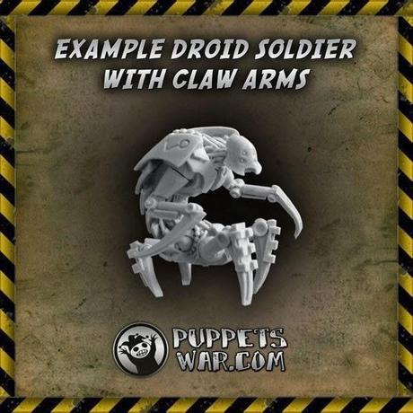 Ciber-garras y piernas para 