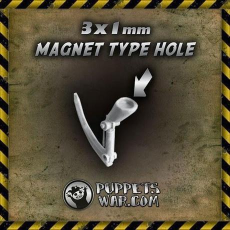 Ciber-garras y piernas para 