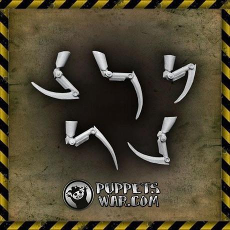 Ciber-garras y piernas para 