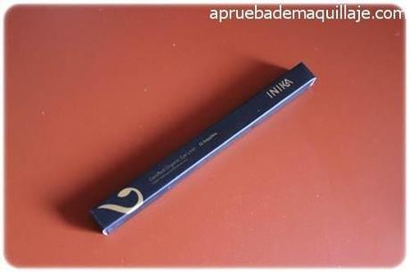 caja del lápiz de ojos natural tono Sapphire de Inika cruelty free eyepencil hipoalergenico