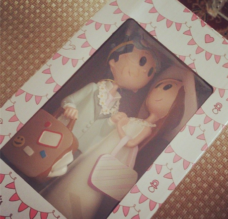 Mini us for the cake