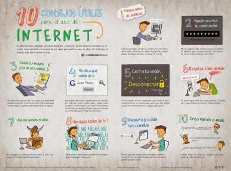 10 consejos útiles para el uso de Internet #Infografía #Consejos #Internet