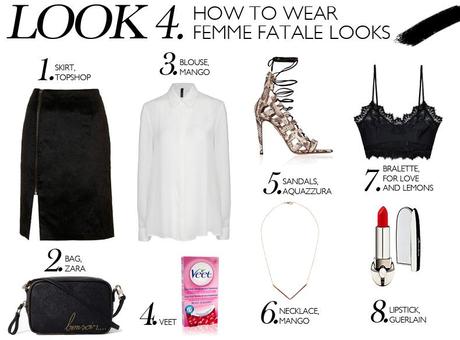 HOW TO WEAR FEMME FATALE LOOKS