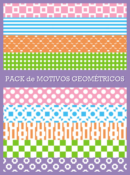 Pack 25 Motivos Geometricos by Saltaalavista Blog