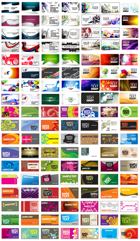 250 Vectores de Tarjetas de Visita Imagen Previa 01 by Saltaalavista Blog