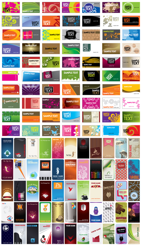 250 Vectores de Tarjetas de Visita Imagen Previa 02 by Saltaalavista Blog