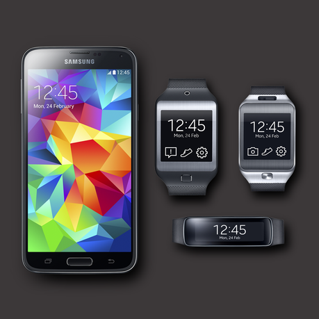 Samsung presento en el Mobile World Congress su nuevos relojes Gear Fit y Gear 2.