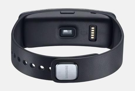 Un atractivo dispositivo que cuenta con un sensor de frecuencia cardíaca integrado. 