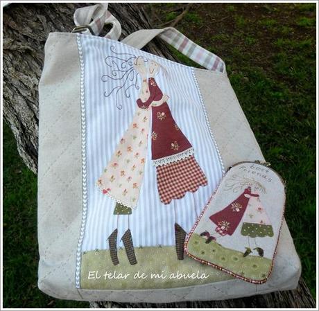 BOLSO Y MONEDEROS con diseño de Anni Downs.