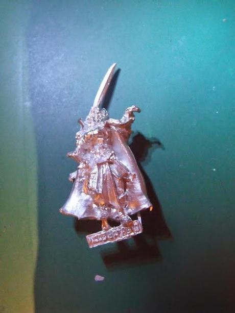 El Descanso del Escriba: Héroe Elfo Silvano con espada a dos manos(GW Franc...