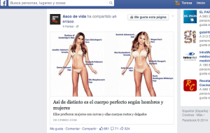 Captura de pantalla en Facebook
